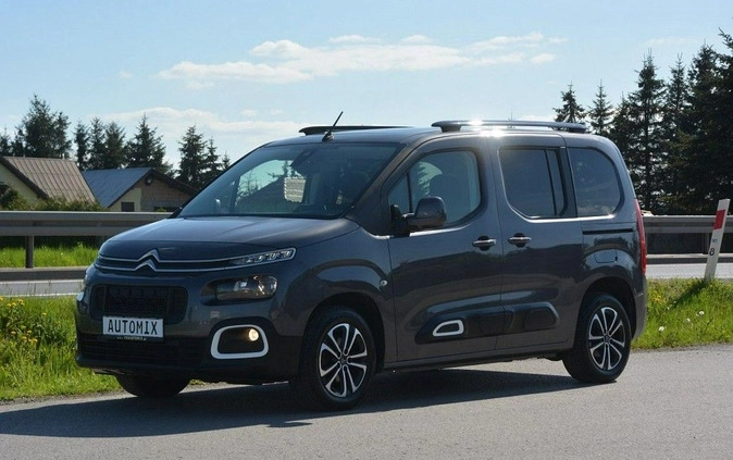 Citroen Berlingo cena 76800 przebieg: 93203, rok produkcji 2018 z Pelplin małe 407